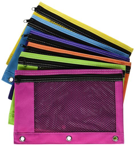Each <b>pouch</b> features <b>3</b> zippered pockets to secure <b>pencils</b>, pens, tape, erasers and more. . Pencil case pouch for 3 ring binder